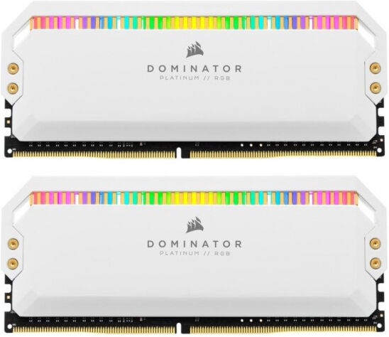 Corsair 32 GB DDR4-RAM - 3200MHz - (CMT32GX4M2E3200C16W) Corsair Dominator Platinum RGB Kit CL16