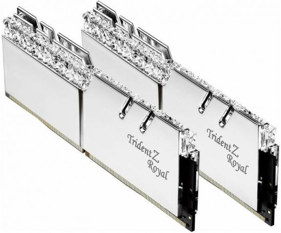 G.Skill 16 GB DDR4-RAM - 4600MHz - (F4-4600C19D-16GTRSE) G.Skill Trident Z Royal Silber Kit CL19