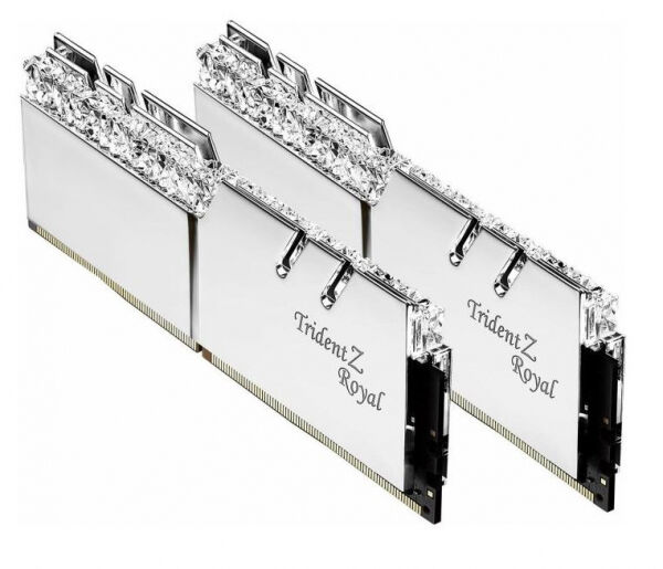 G.Skill 32 GB DDR4-RAM - 4400MHz - (F4-4400C19D-32GTRS) G.Skill Trident Z Royal Silber Kit CL19