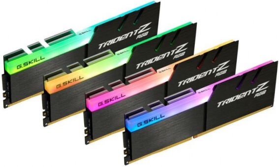 G.Skill 32 GB DDR4-RAM - 3600MHz - (F4-3600C14Q-32GTZRA) G.Skill Trident Z RGB Kit CL14