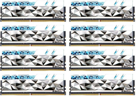 G.Skill 128 GB DDR4-RAM - 3600MHz - (F4-3600C14Q2-128GTESA) G.Skill Trident Z Royal Elite Silber Kit CL14