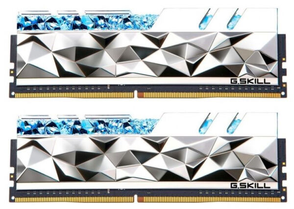 G.Skill 16 GB DDR4-RAM - 4000MHz - (F4-4000C14D-16GTES) G.Skill Trident Z Royal Elite Silber Kit CL14