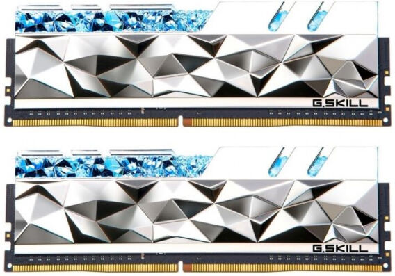 G.Skill 32 GB DDR4-RAM - 3600MHz - (F4-3600C14D-32GTESA) G.Skill Trident Z Royal Elite Silber Kit CL14