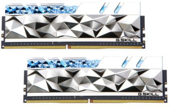 G.Skill 32 GB DDR4-RAM - 3600MHz - (F4-3600C16D-32GTESC) G.Skill Trident Z Royal Elite Silber Kit - CL16