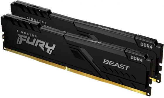 Kingston 16 GB DDR4-RAM - 2666MHz - (KF426C16BBK2/16) Kingston FURY Beast Kit CL16