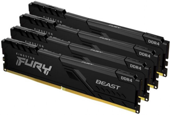 Kingston 32 GB DDR4-RAM - 3200MHz - (KF432C16BBK4/32) Kingston FURY Beast Kit CL16