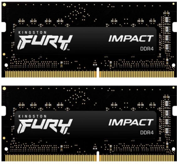 Kingston 32 GB SO-DIMM DDR4-RAM - 2666MHz - (KF426S15IB1K2/32) Kingston FURY Impact CL15