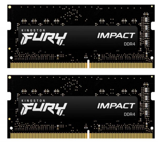 Kingston 32 GB SO-DIMM DDR4-RAM - 2933MHz - (KF429S17IB1K2/32) Kingston FURY Impact Kit CL17