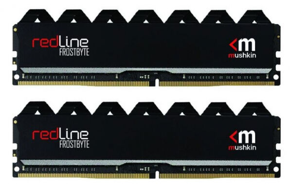 Mushkin 16 GB DDR4-RAM - 3200MHz - (MRC4U320EJJP8GX2) Mushkin Redline Frostbyte Black Kit CL14