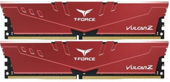 Team 16 GB DDR4 RAM - 3200MHz - (TLZRD416G3200HC16FDC01) - TeamGroup T-Force Vulcan Z Red Kit CL16