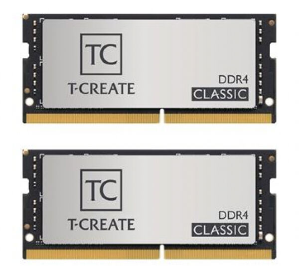 Team 16 GB SO-DIMM DDR4 - 2666MHz - (TTCCD416G2666HC19DC-S01) Team T-Create Class Kit CL19