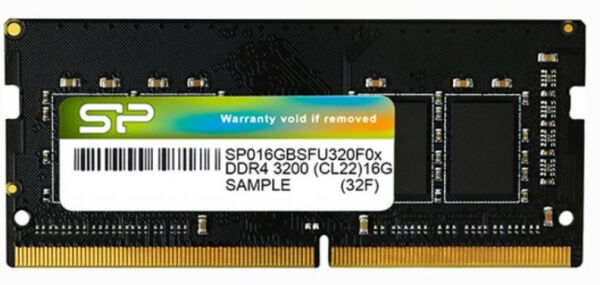 Silicon Power 16 GB SO-DIMM DDR4 - 3200MHz - (SP008GBSFU320X02) Silicon Power Value - CL22