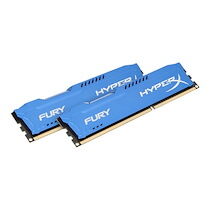 HyperX FURY - DDR3 - kit - 8 Go: 2 x 4 Go - DIMM 240 broches - 1866 MHz / PC3-14900 - mémoire sans tampon