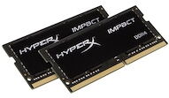 HyperX Impact - DDR4 - kit - 32 Go: 2 x 16 Go - SO DIMM 260 broches - 2666 MHz / PC4-21300 - mémoire sans tampon