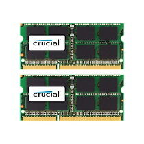 Crucial - DDR3 - kit - 16 Go: 2 x 8 Go - SO DIMM 204 broches - 1600 MHz / PC3-12800 - mémoire sans tampon