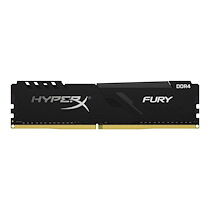 HyperX FURY - DDR4 - module - 16 Go - DIMM 288 broches - 2400 MHz / PC4-19200 - mémoire sans tampon