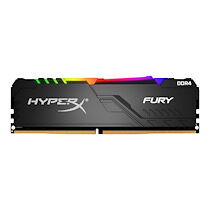 HyperX FURY RGB - DDR4 - module - 8 Go - DIMM 288 broches - 3200 MHz / PC4-25600 - mémoire sans tampon