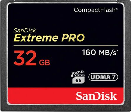 SanDisk Extreme Pro Cfxp Compactflash 160Mbps Memory Card