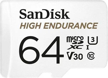 SanDisk High Endurance Microsdhc Card With Sd Adaptor