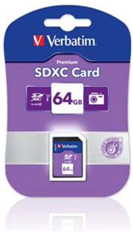 Verbatim Sdxc 64Gb Up To 45Mb Read Speed