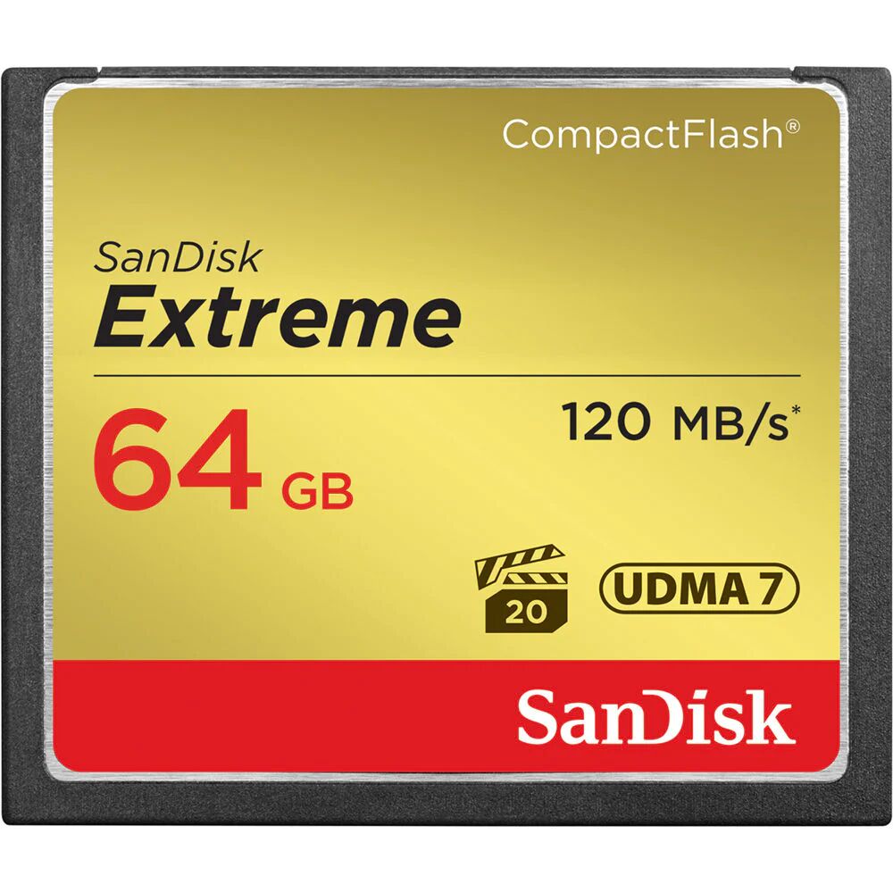 SanDisk 64GB Extreme CompactFlash Card