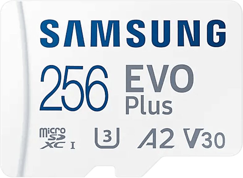 Samsung Carte Mémoire Microsd Evo Plus (2021) 256 Gb V30 (mb-mc256ka/eu)