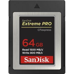 SanDisk Extreme PRO R1500/W800 CFexpress Type B 64GB