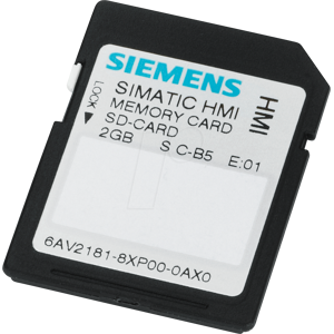 Siemens SIMATIC SD 2GB - SIMATIC HMI Speicherkarte, 2 GB, Indoor