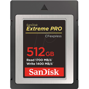 Sandisk SDCFE-512G-GN4NN - CF Express Speicherkarte 512GB, Extreme Pro, Typ B