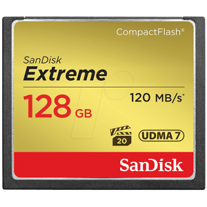 SDCFXSB-128G-G46 - CF-Speicherkarte 128GB, SanDisk Extreme 120MB/s