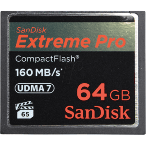 SDCFXPS-064G-X46 - CF-Speicherkarte 64GB, SanDisk Extreme Pro 160MB/s