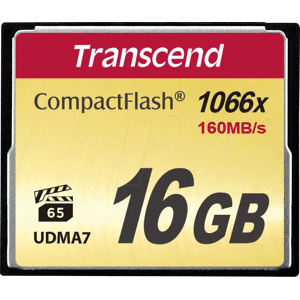 Transcend TS16GCF1000 - CF-Speicherkarte, 16GB 1000x