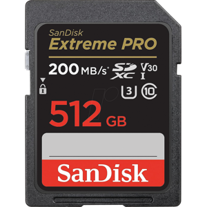 Sandisk SDSDXXD512GGN4IN - SDHX-Speicherkarte, 512GB