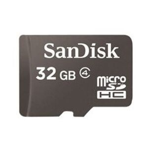 SanDisk Flash-Speicherkarte microSDHC/SD-Adapter inbegriffen 32GB
