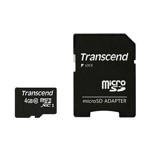 Transcend TS4GUSDHC10 Speicherkarte 4 GB MicroSDHC NAND Klasse 10