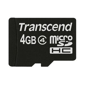 Transcend TS4GUSDC4 Speicherkarte 4 GB MicroSDHC