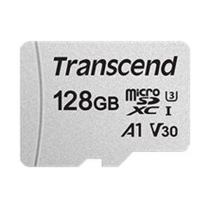 Transcend 300S Flash-Speicherkarte Adapter inbegriffen 128 GB A1 / Video Class V30 / UHS-I U3 microSDXC