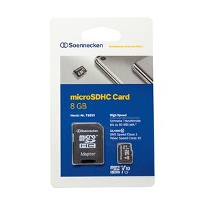 Soennecken Speicherkarte 71633 micro SDHC Adapter Class 10 8GB
