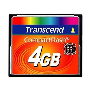 Transcend Flash-Speicherkarte 4 GB 133x CompactFlash