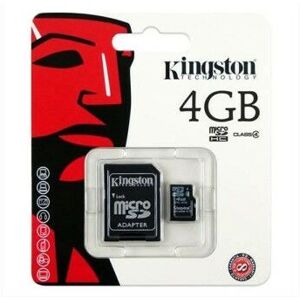 TRADE SHOP TRAESIO Kingston Micro Sd 4 Gb Microsd Class 4 Sdhc Speicherkarte Smartphone