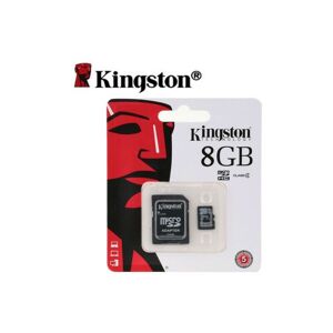 Trade Shop Traesio - kingston micro sd 8 gb microsd class 4 sdhc speicherkarte smartphone