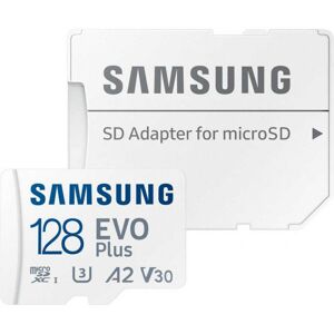 SAMSUNG Samsung Evo Plus 128 GB microSDXC Speicherkarte (2021) (130 MB/s, Class 10, U3) (MB-MC128KA/EU)