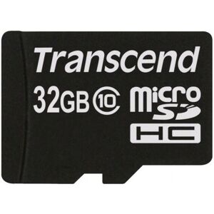 Transcend SD microSD Card 32GB SDHC UHS Class 1 600x w/Adap. (TS32GUSDHC10U1)