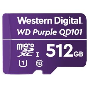 Western Digital WD Purple SC QD101 512 GB Ultra Endurance microSD Speicherkarte (Class 10, U1)