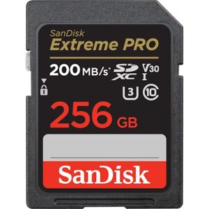 SanDisk Extreme Pro 256 GB SDXC UHS-I-Speicherkarte (2022) bis 200 MB/s