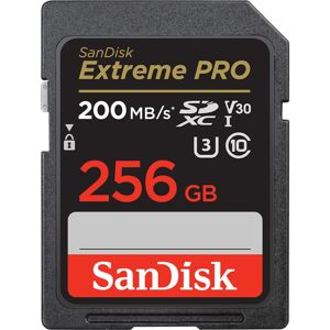 SanDisk Extreme Pro 256 GB SDXC UHS-I-Speicherkarte (2022) bis 200 MB/s