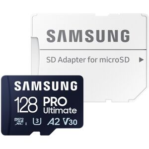 Samsung PRO Ultimate 128 GB microSD-Speicherkarte mit SD-Karten-Adapter