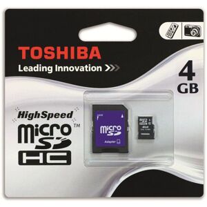 Toshiba 64GB Micro SDHC Card CL10 mit Adapter/ für Card Recorder - Aufnahmemedium