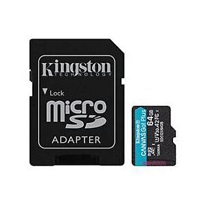 Kingston Canvas Go! Plus - Flash-Speicherkarte - 64 GB - microSDXC UHS-I