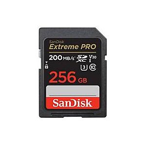 SanDisk Extreme Pro - Flash-Speicherkarte - 256 GB - Video Class V30 / UHS-I U3 / Class10 - SDXC UHS-I